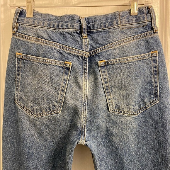 Free People We the Free Jeans Straight Leg Button Fly Size 26 - Picture 6 of 8